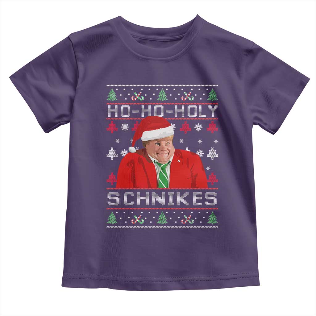 Funny Ugly Christmas Toddler T Shirt Chris Holy Schnikes Farley TS10 Purple Print Your Wear