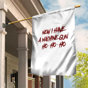 Now I Have A Machine Gun Garden Flag Funny Retro 90s Movie Jumper TS10 Print Your Wear