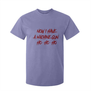 Now I Have A Machine Gun T Shirt For Kid Funny Retro 90s Movie Jumper TS10 Violet Print Your Wear