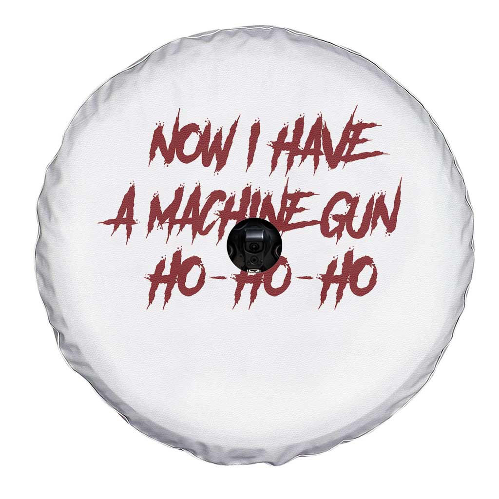 Now I Have A Machine Gun Spare Tire Cover Funny Retro 90s Movie Jumper TS10 Print Your Wear