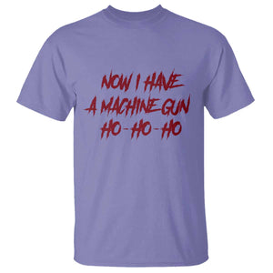 Now I Have A Machine Gun T Shirt Funny Retro 90s Movie Jumper TS10 Violet Print Your Wear