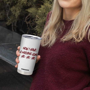 Now I Have A Machine Gun Tumbler Cup Funny Retro 90s Movie Jumper TS10 Print Your Wear