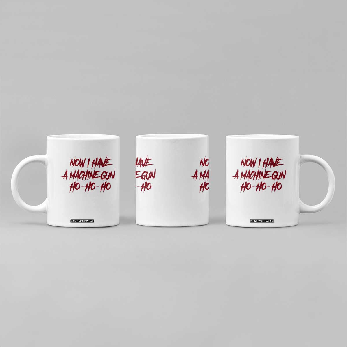 Now I Have A Machine Gun Coffee Mug Funny Retro 90s Movie Jumper TS10 Print Your Wear