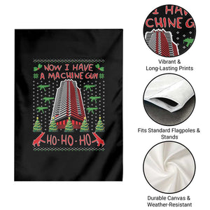 Now I Have A Machine Gun Garden Flag Nakatomi Plaza Christmas Party 1988 Ugly Xmas Gift TS10 Print Your Wear