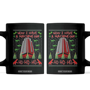 Now I Have A Machine Gun Coffee Mug Nakatomi Plaza Christmas Party 1988 Ugly Xmas Gift TS10 Black Print Your Wear