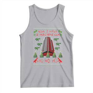 Now I Have A Machine Gun Tank Top Nakatomi Plaza Christmas Party 1988 Ugly Xmas Gift TS10 Athletic Heather Print Your Wear