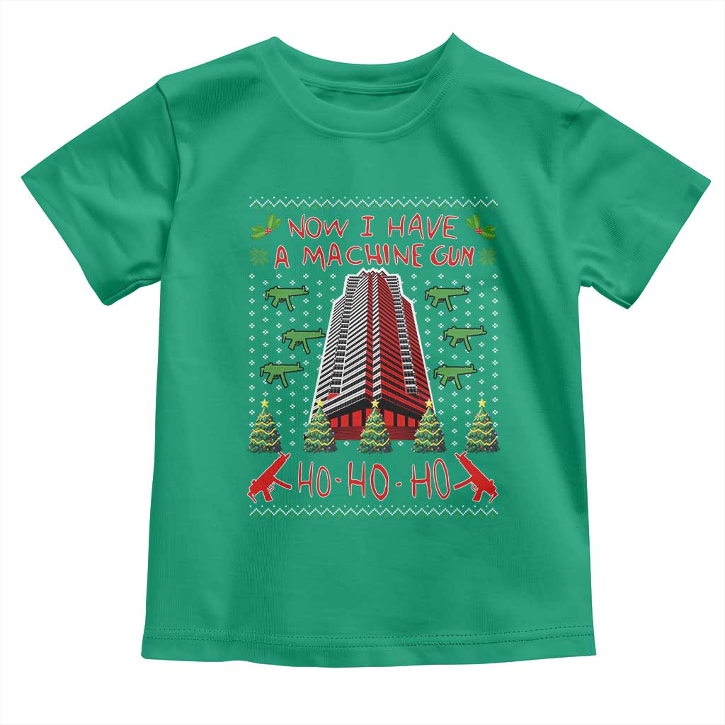 Now I Have A Machine Gun Toddler T Shirt Nakatomi Plaza Christmas Party 1988 Ugly Xmas Gift TS10 Irish Green Print Your Wear