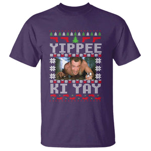 Yippee Ki Yay T Shirt Funny 80's Movie Xmas Gift Ugly Christmas TS10 Purple Print Your Wear