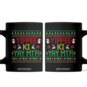 Yippee Ki Yay Coffee Mug 80's Movie Xmas Gift Ugly Christmas TS10 Black Print Your Wear