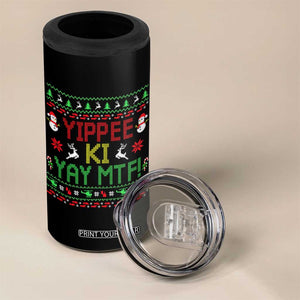 Yippee Ki Yay 4 in 1 Can Cooler Tumbler 80's Movie Xmas Gift Ugly Christmas TS10 Print Your Wear