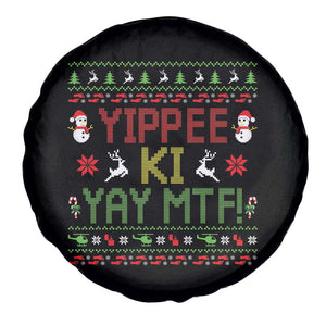 Yippee Ki Yay Spare Tire Cover 80's Movie Xmas Gift Ugly Christmas TS10 Print Your Wear