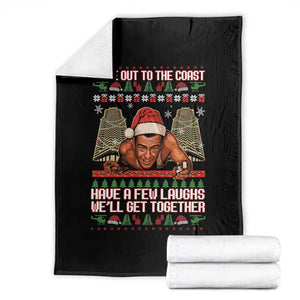 Nakatomi Plaza Party 1988 Throw Blanket Come Out To The Coast Mcclane Ugly Xmas TS10 Black Print Your Wear