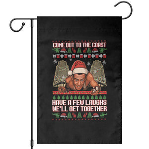 Nakatomi Plaza Party 1988 Garden Flag Come Out To The Coast Mcclane Ugly Xmas TS10 Black Print Your Wear