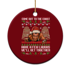 Nakatomi Plaza Party 1988 Ceramic Ornament Come Out To The Coast Mcclane Ugly Xmas TS10 1pc Red Print Your Wear