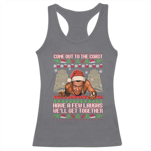 Nakatomi Plaza Party 1988 Racerback Tank Top Come Out To The Coast Mcclane Ugly Xmas TS10 Charcoal Print Your Wear