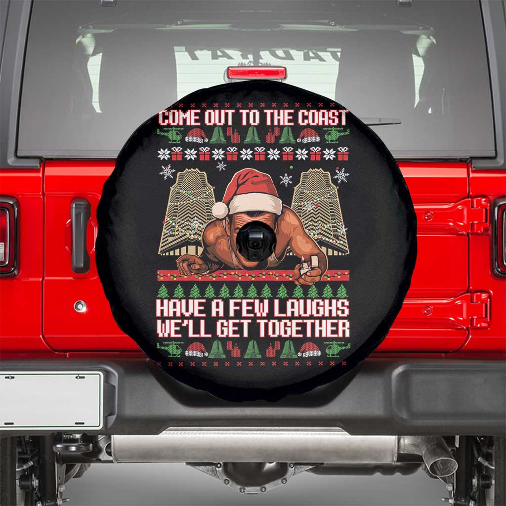 Nakatomi Plaza Party 1988 Spare Tire Cover Come Out To The Coast Mcclane Ugly Xmas TS10 Black Print Your Wear