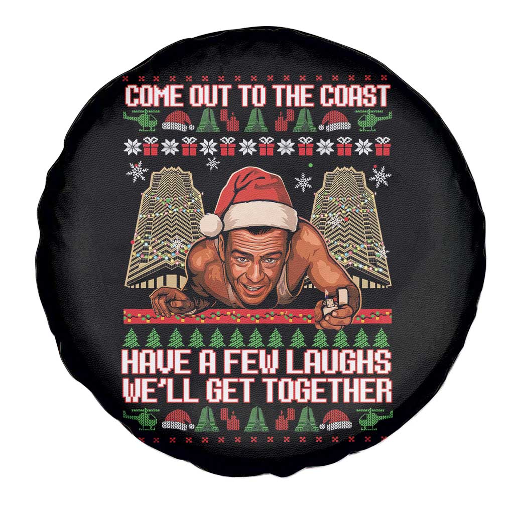 Nakatomi Plaza Party 1988 Spare Tire Cover Come Out To The Coast Mcclane Ugly Xmas TS10 Print Your Wear