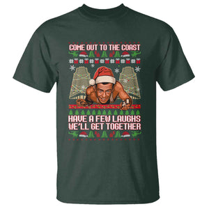 Nakatomi Plaza Party 1988 T Shirt Come Out To The Coast Mcclane Ugly Xmas TS10 Dark Forest Green Print Your Wear