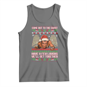 Nakatomi Plaza Party 1988 Tank Top Come Out To The Coast Mcclane Ugly Xmas TS10 Black Heather Print Your Wear