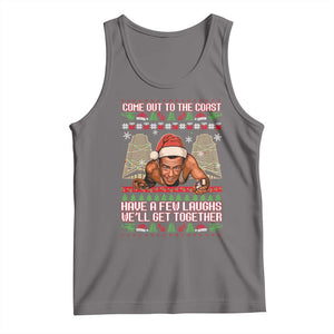 Nakatomi Plaza Party 1988 Tank Top Come Out To The Coast Mcclane Ugly Xmas TS10 Deep Heather Print Your Wear