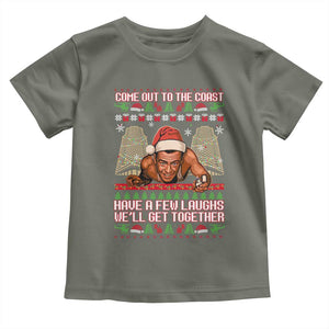 Nakatomi Plaza Party 1988 Toddler T Shirt Come Out To The Coast Mcclane Ugly Xmas TS10 Military Green Print Your Wear