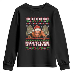 Nakatomi Plaza Party 1988 Youth Sweatshirt Come Out To The Coast Mcclane Ugly Xmas TS10 Black Print Your Wear