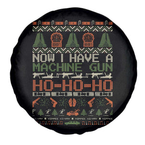 Now I Have A Machine Gun Spare Tire Cover Christmas 90s Movie Ugly Xmas TS10 Print Your Wear
