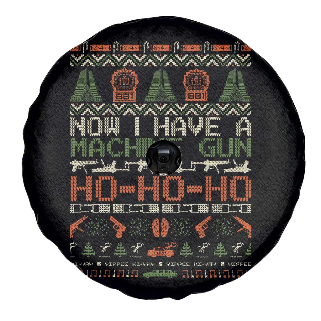 Now I Have A Machine Gun Spare Tire Cover Christmas 90s Movie Ugly Xmas TS10 Print Your Wear