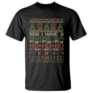 Now I Have A Machine Gun T Shirt Christmas 90s Movie Ugly Xmas TS10 Black Print Your Wear