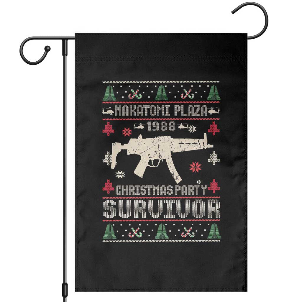 Nakatomi Plaza Christmas Party Garden Flag Funny 80's Die Movie 1988 Ugly Christmas TS10 Black Print Your Wear