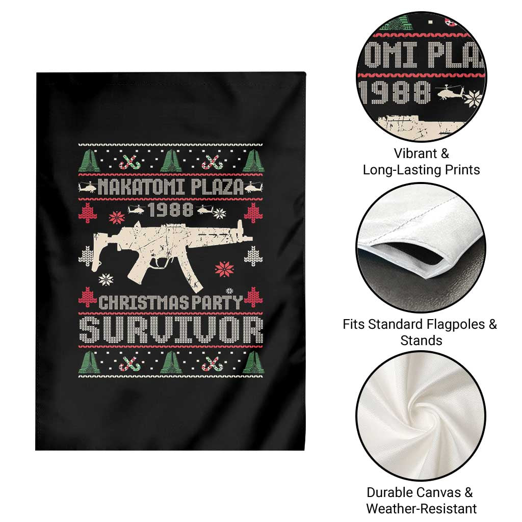 Nakatomi Plaza Christmas Party Garden Flag Funny 80's Die Movie 1988 Ugly Christmas TS10 Print Your Wear