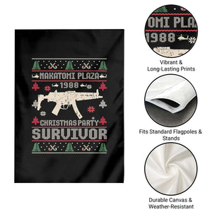 Nakatomi Plaza Christmas Party Garden Flag Funny 80's Die Movie 1988 Ugly Christmas TS10 Print Your Wear