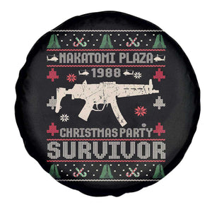 Nakatomi Plaza Christmas Party Spare Tire Cover Funny 80's Die Movie 1988 Ugly Christmas TS10 Print Your Wear