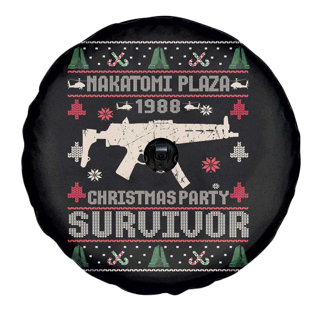 Nakatomi Plaza Christmas Party Spare Tire Cover Funny 80's Die Movie 1988 Ugly Christmas TS10 Print Your Wear
