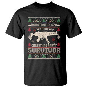 Nakatomi Plaza Christmas Party T Shirt Funny 80's Die Movie 1988 Ugly Christmas TS10 Black Print Your Wear