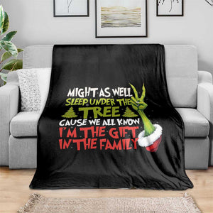 Funny Christmas Throw Blanket I'm The Gift Kids Pajamas Girls Boys TS10 Print Your Wear
