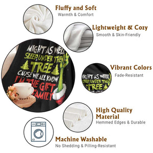 Funny Christmas Throw Blanket I'm The Gift Kids Pajamas Girls Boys TS10 Print Your Wear