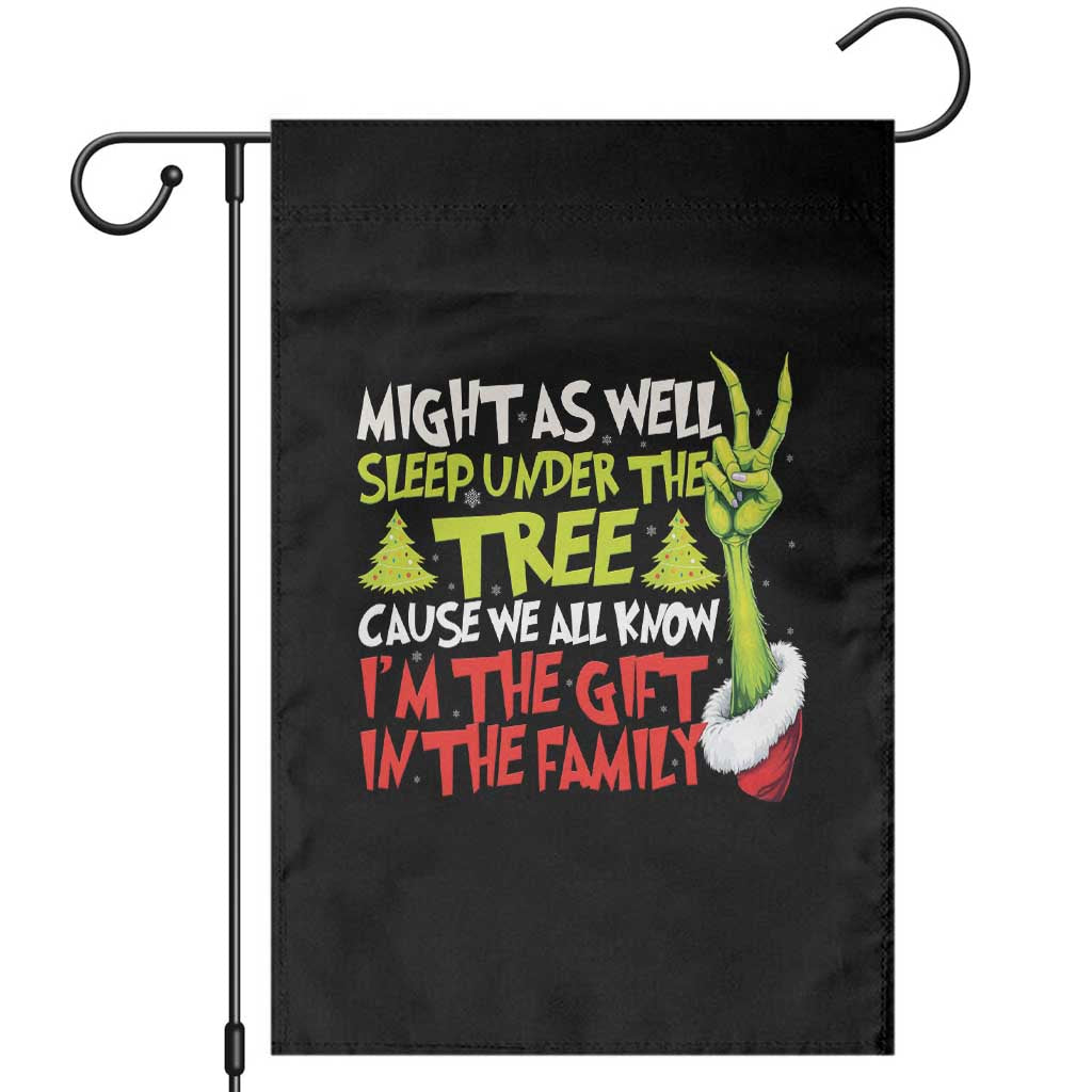 Funny Christmas Garden Flag I'm The Gift Kids Pajamas Girls Boys TS10 Black Print Your Wear