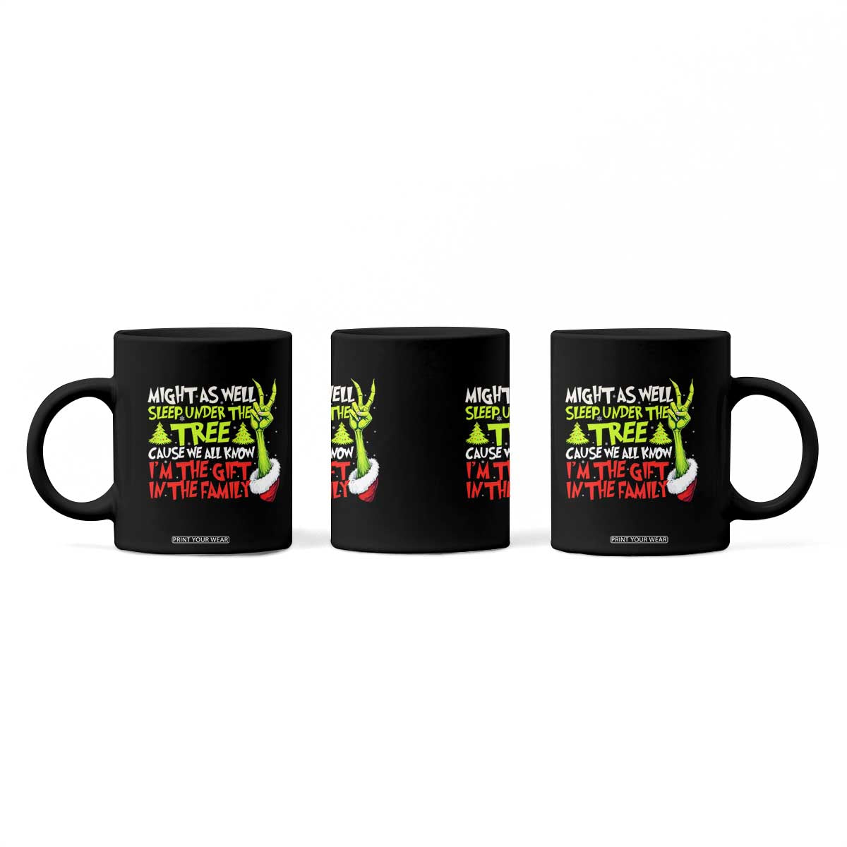 Funny Christmas Coffee Mug I'm The Gift Kids Pajamas Girls Boys TS10 Print Your Wear