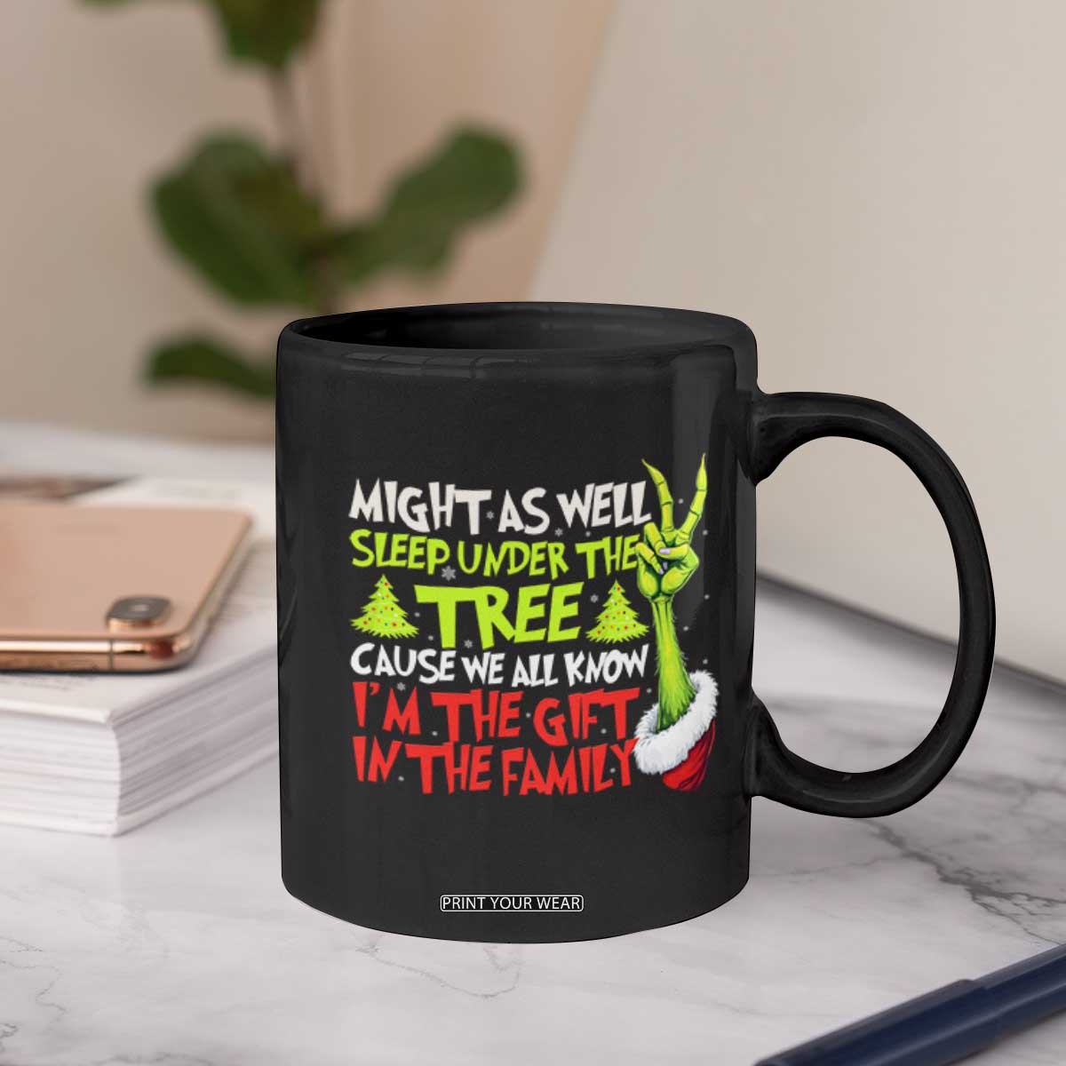 Funny Christmas Coffee Mug I'm The Gift Kids Pajamas Girls Boys TS10 Print Your Wear