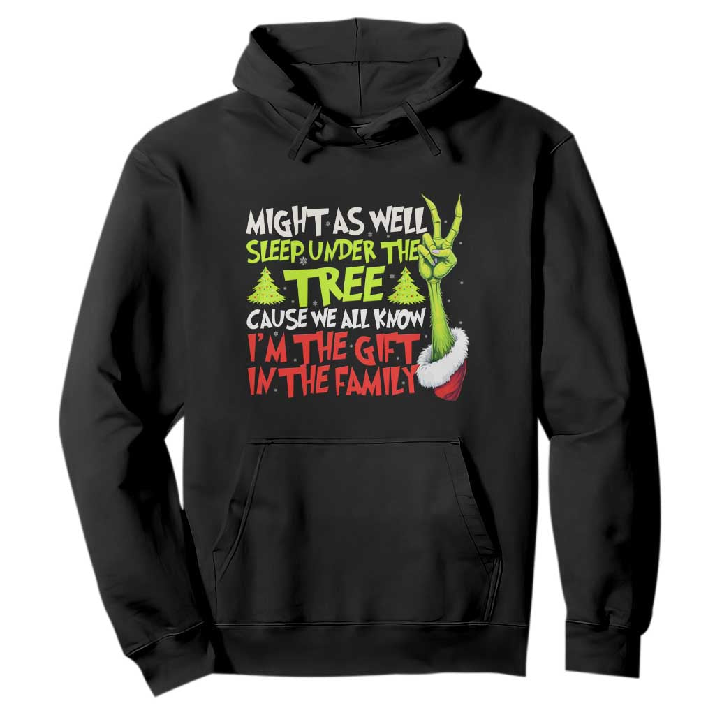 Funny Christmas Hoodie I'm The Gift Kids Pajamas Girls Boys TS10 Black Print Your Wear