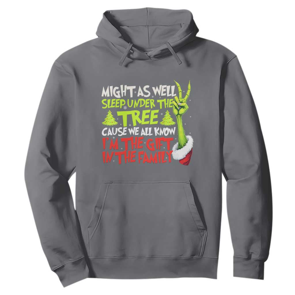Funny Christmas Hoodie I'm The Gift Kids Pajamas Girls Boys TS10 Charcoal Print Your Wear