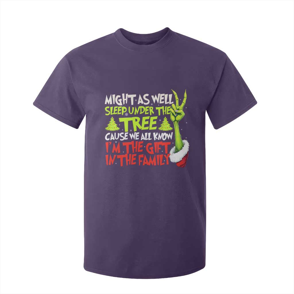 Funny Christmas T Shirt For Kid I'm The Gift Kids Pajamas Girls Boys TS10 Purple Print Your Wear