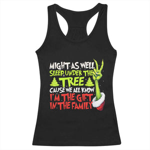 Funny Christmas Racerback Tank Top I'm The Gift Kids Pajamas Girls Boys TS10 Black Print Your Wear