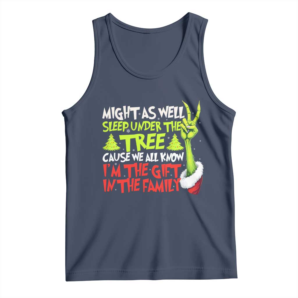 Funny Christmas Tank Top I'm The Gift Kids Pajamas Girls Boys TS10 Navy Print Your Wear
