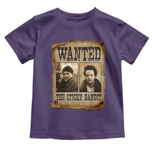 Funny Christmas Movie Toddler T Shirt Wanted Sticky Bandit Merry Xmas Ya Filthy Animal TS10 Purple Print Your Wear