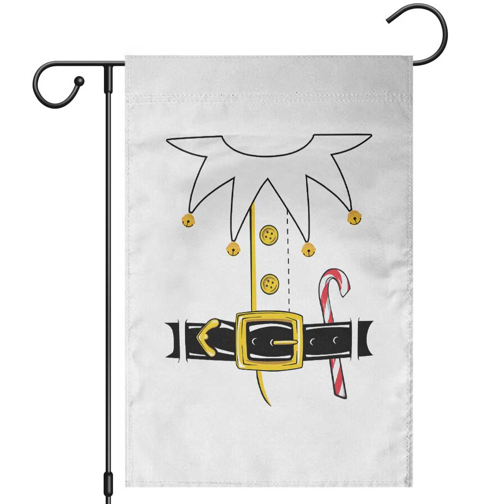 Christmas Elf Costume Garden Flag Holiday Costume Funny Christmas Gift TS10 White Print Your Wear