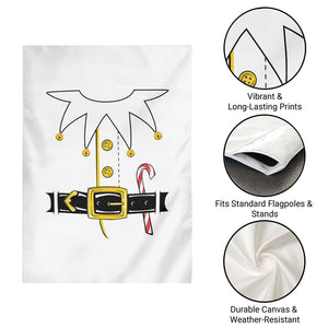 Christmas Elf Costume Garden Flag Holiday Costume Funny Christmas Gift TS10 Print Your Wear