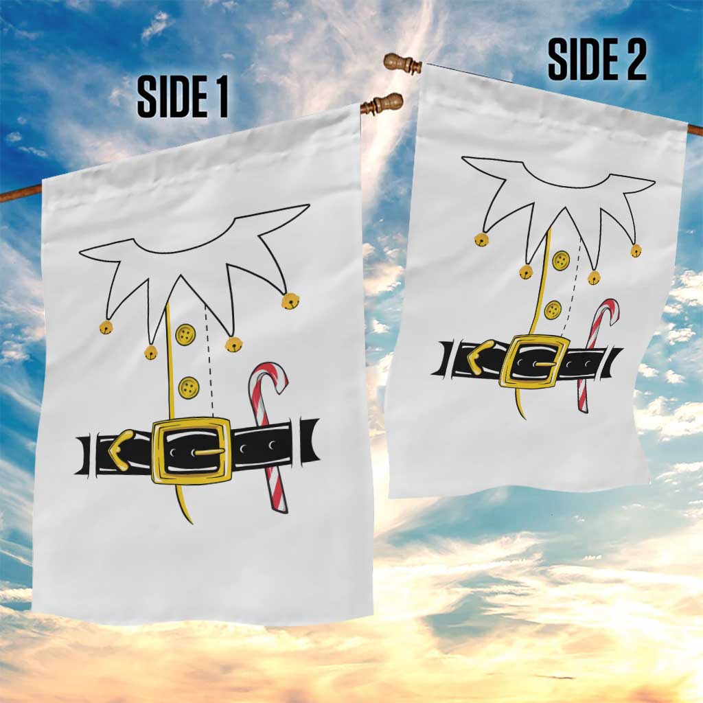 Christmas Elf Costume Garden Flag Holiday Costume Funny Christmas Gift TS10 Print Your Wear