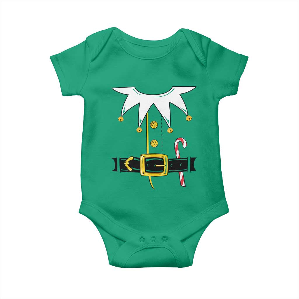 Christmas Elf Costume Baby Onesie Holiday Costume Funny Christmas Gift TS10 Irish Green Print Your Wear